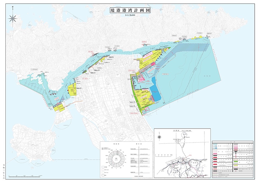 境港港湾計画図令和３年７月